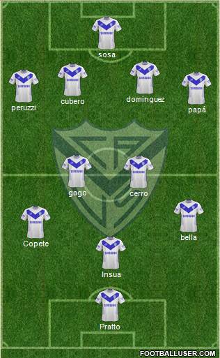 Vélez Sarsfield Formation 2013