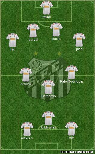 Santos FC Formation 2013