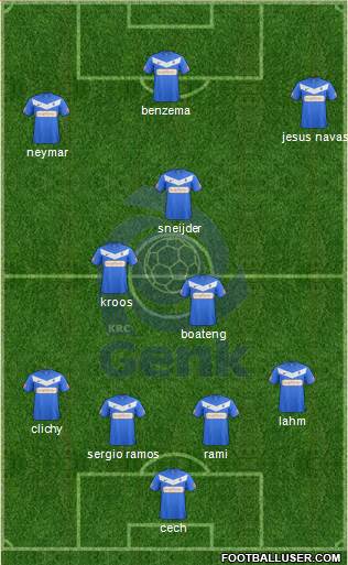 K Racing Club Genk Formation 2013