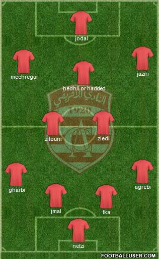 Club Africain Tunis Formation 2013