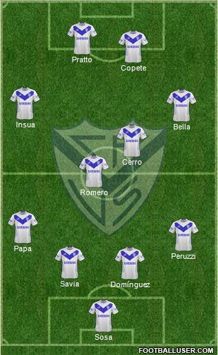 Vélez Sarsfield Formation 2013