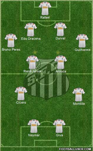 Santos FC Formation 2013