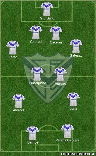 Vélez Sarsfield Formation 2013