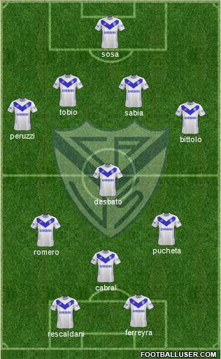 Vélez Sarsfield Formation 2013