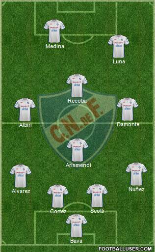 Club Nacional de Football Formation 2013