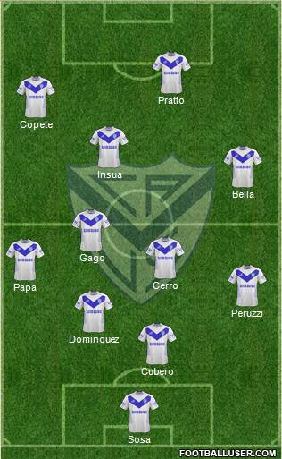 Vélez Sarsfield Formation 2013