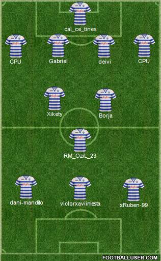 Queens Park Rangers Formation 2013