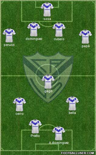 Vélez Sarsfield Formation 2013