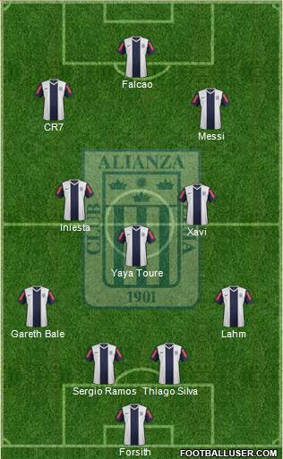 C Alianza Lima Formation 2013