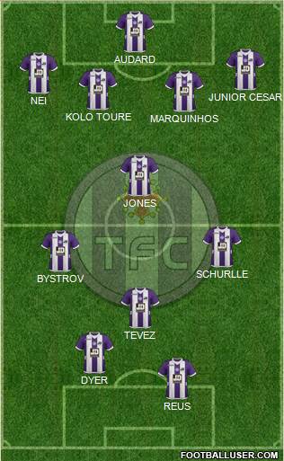 Toulouse Football Club Formation 2013