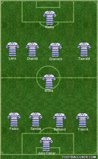 Queens Park Rangers Formation 2013