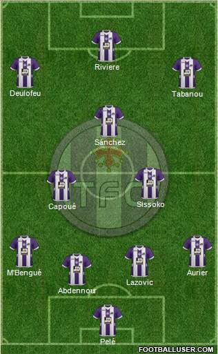 Toulouse Football Club Formation 2013