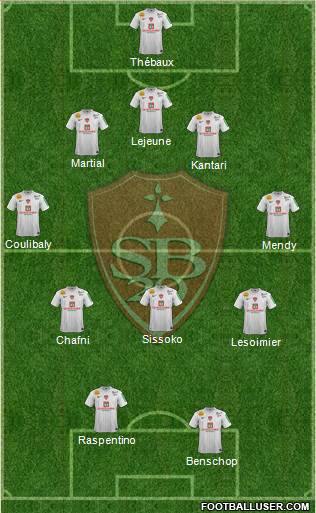 Stade Brestois 29 Formation 2013