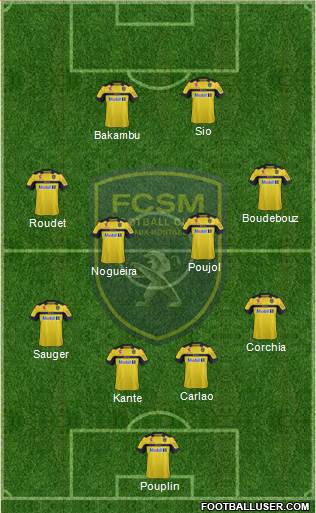 FC Sochaux-Montbéliard Formation 2013