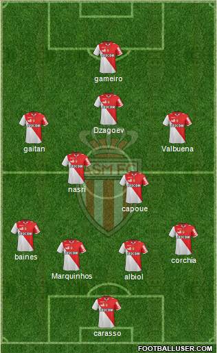 AS Monaco FC Formation 2013