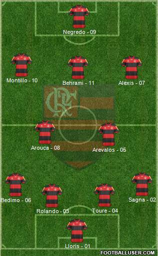 CR Flamengo Formation 2013