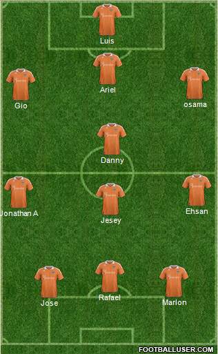 Houston Dynamo Formation 2013