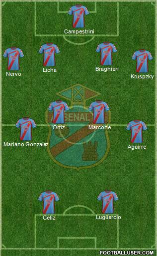 Arsenal de Sarandí Formation 2013