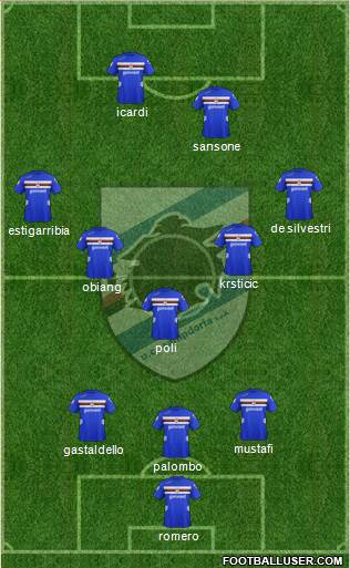 Sampdoria Formation 2013