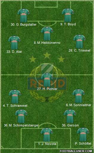 SK Rapid Wien Formation 2013