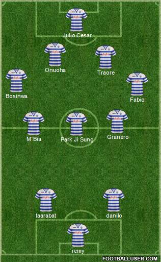 Queens Park Rangers Formation 2013