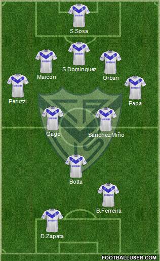 Vélez Sarsfield Formation 2013