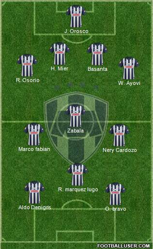 Club de Fútbol Monterrey Formation 2013