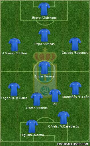 Real Oviedo S.A.D. Formation 2013