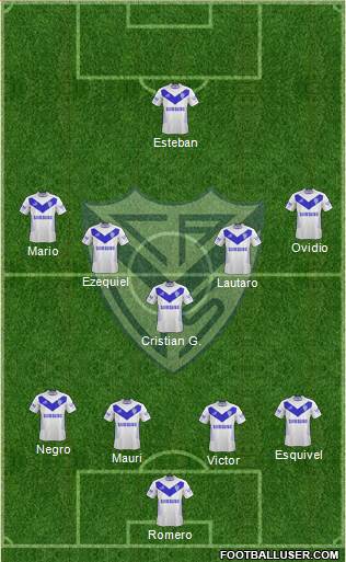 Vélez Sarsfield Formation 2013