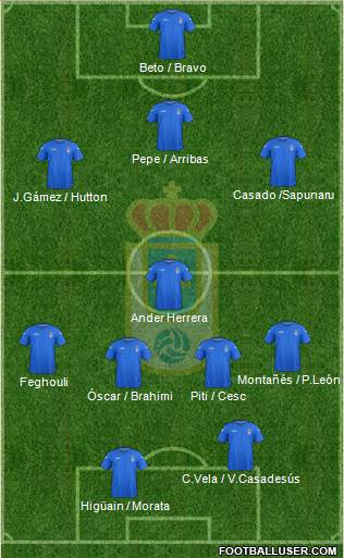 Real Oviedo S.A.D. Formation 2013