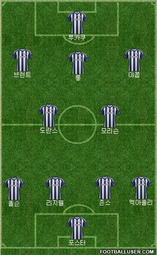 West Bromwich Albion Formation 2013