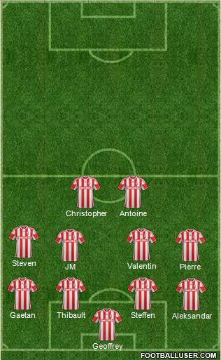 Stoke City Formation 2013