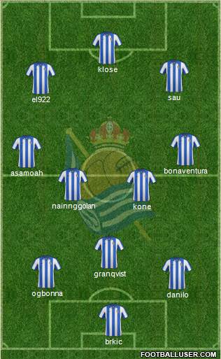 Real Sociedad C.F. B Formation 2013