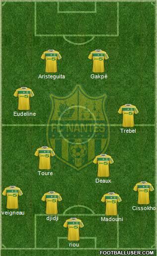 FC Nantes Formation 2013