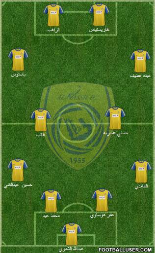 Al-Nassr (KSA) Formation 2013