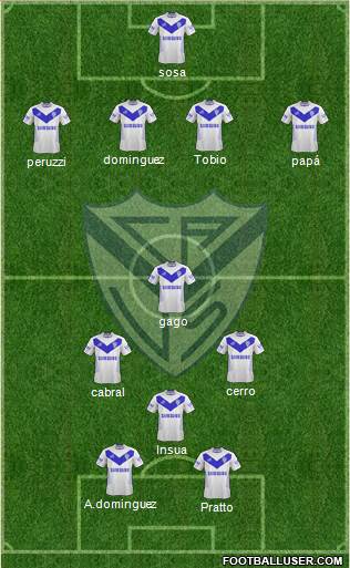 Vélez Sarsfield Formation 2013