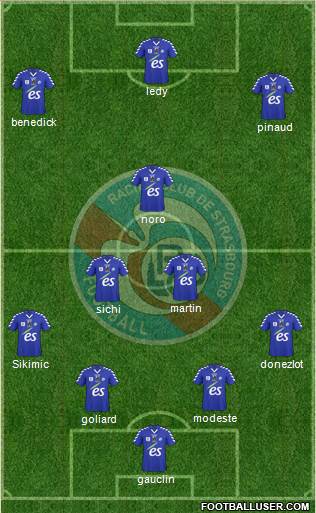 Racing Club de Strasbourg-Football Formation 2013