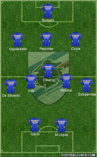 Sampdoria Formation 2013