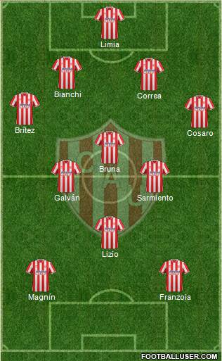 Unión de Santa Fe Formation 2013