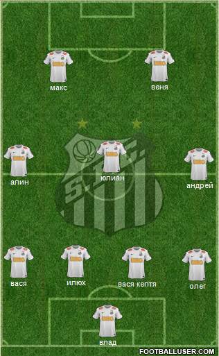 Santos FC Formation 2013