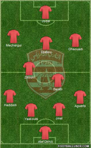 Club Africain Tunis Formation 2013