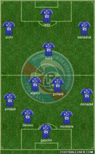 Racing Club de Strasbourg-Football Formation 2013