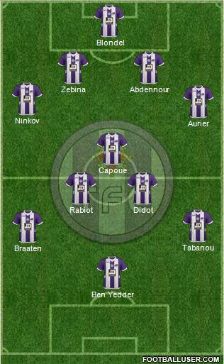 Toulouse Football Club Formation 2013