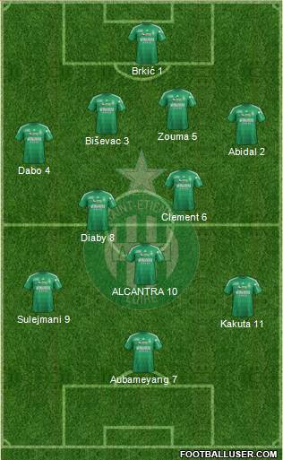 A.S. Saint-Etienne Formation 2013