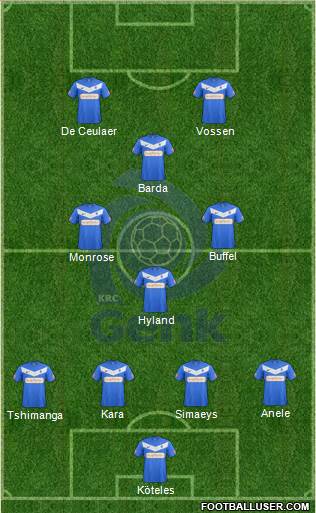 K Racing Club Genk Formation 2013