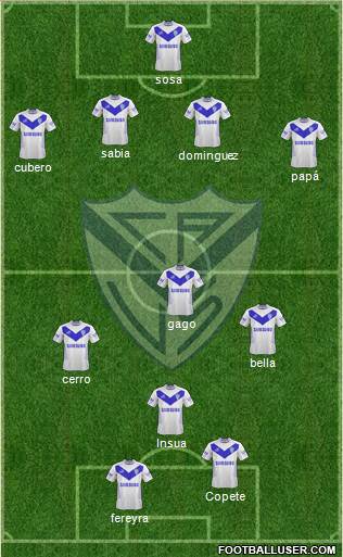 Vélez Sarsfield Formation 2013