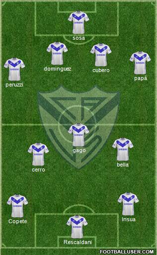 Vélez Sarsfield Formation 2013