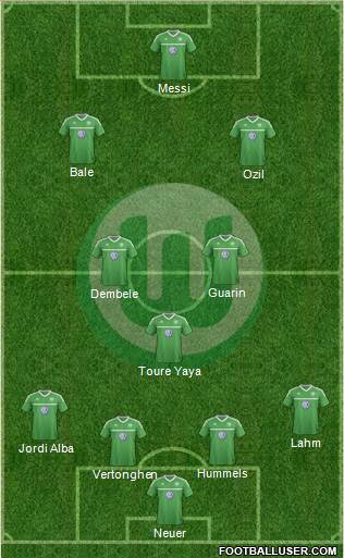 VfL Wolfsburg Formation 2013