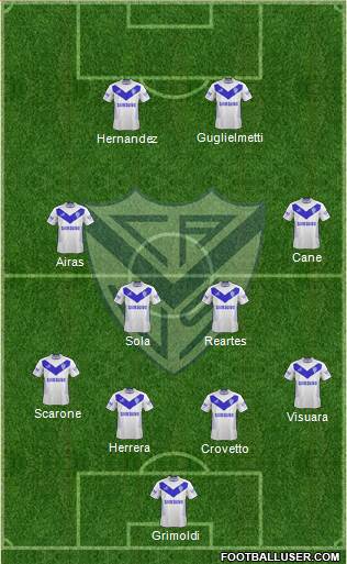 Vélez Sarsfield Formation 2013