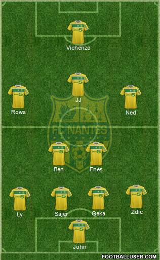 FC Nantes Formation 2013